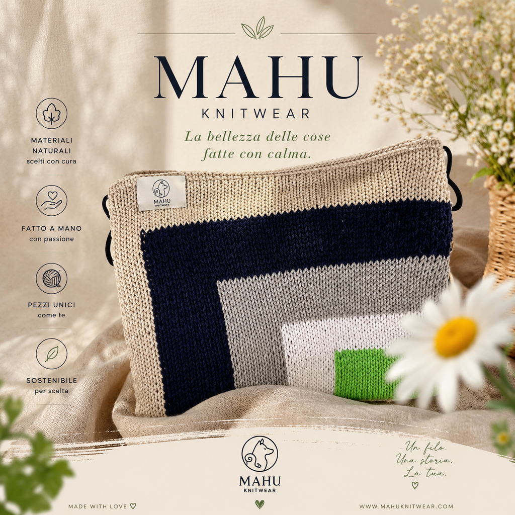 Borsa a Tracolla in Cotone Elastico