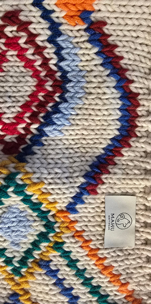 AURORA FLEX Scaldacollo creato a mano MAHU Knitwear