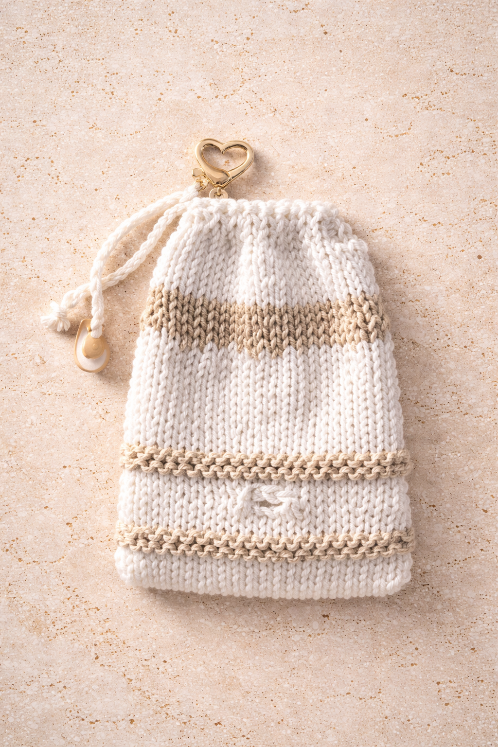 Dispenser per cani sacchetti creato a mano in cotone collezione MAHU
