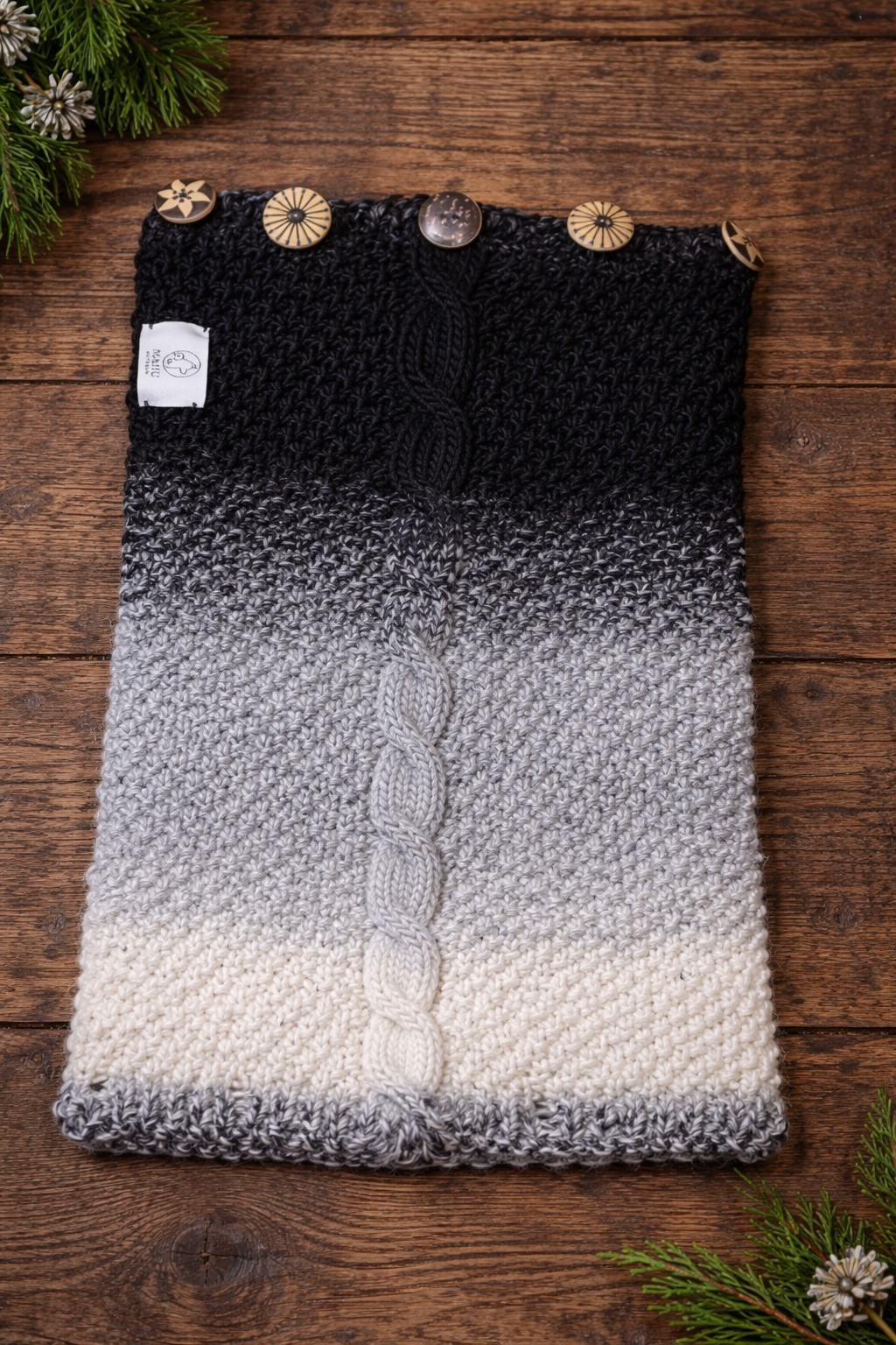 MAHU Stone & Shadow Scaldacollo con apertura