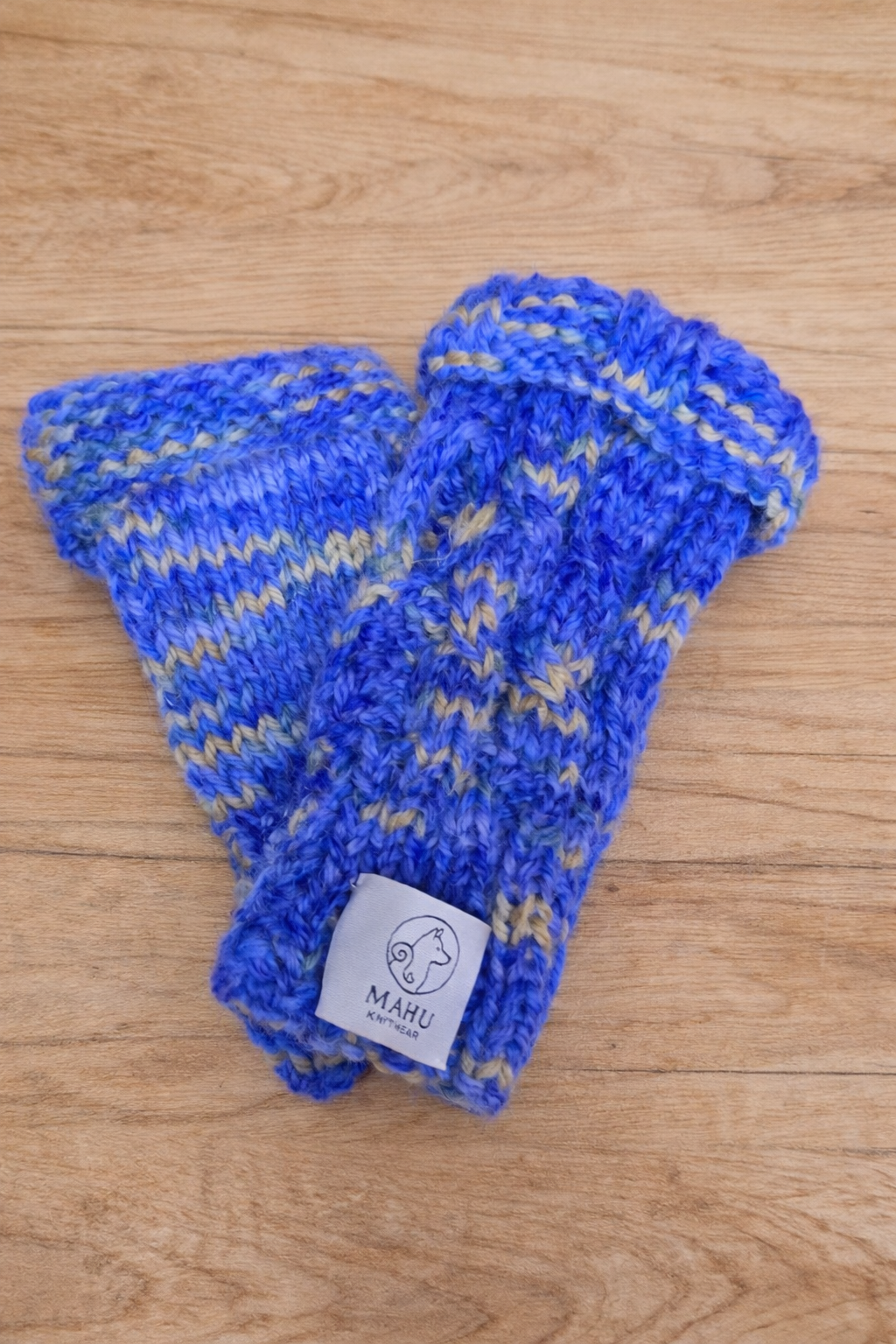 MAHU Half Gloves - Blue Stone