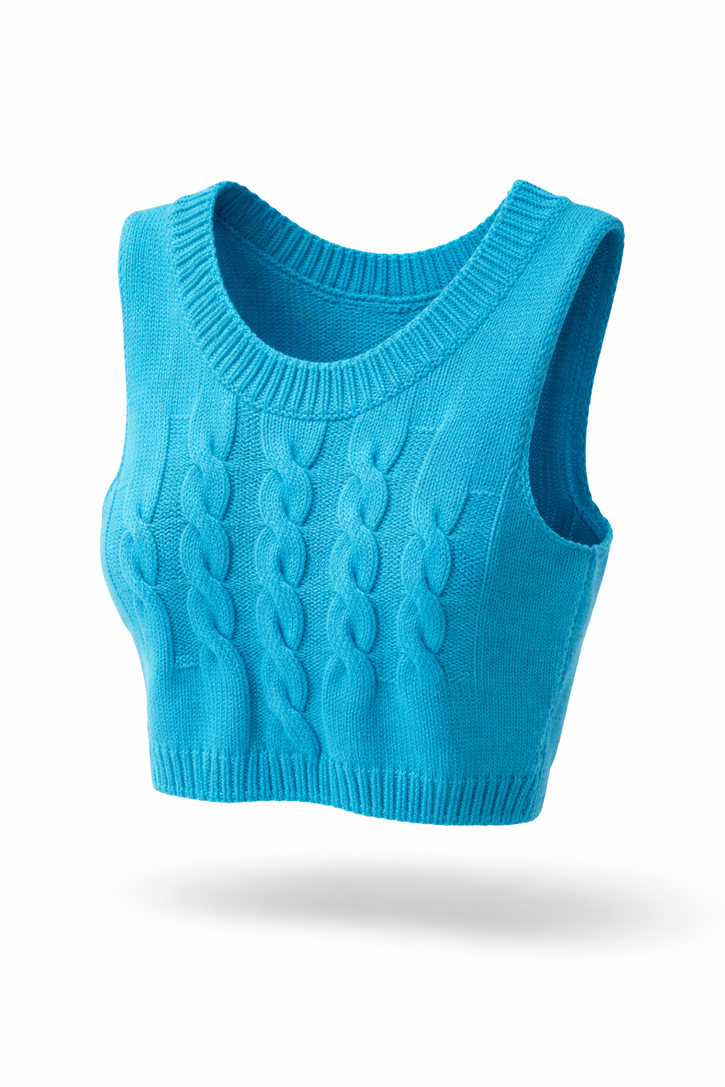 Handmade Knit Crop Top-MAHU Knitwear