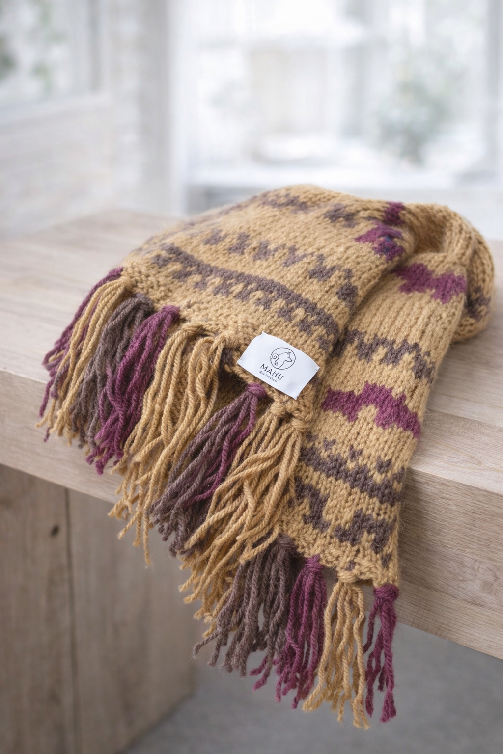 DUNE Sciarpa creata a mano MAHU Knitwear