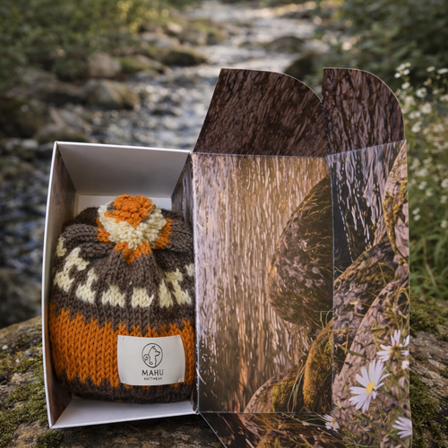 Cappello lavorato a mano MAHU Knitwear