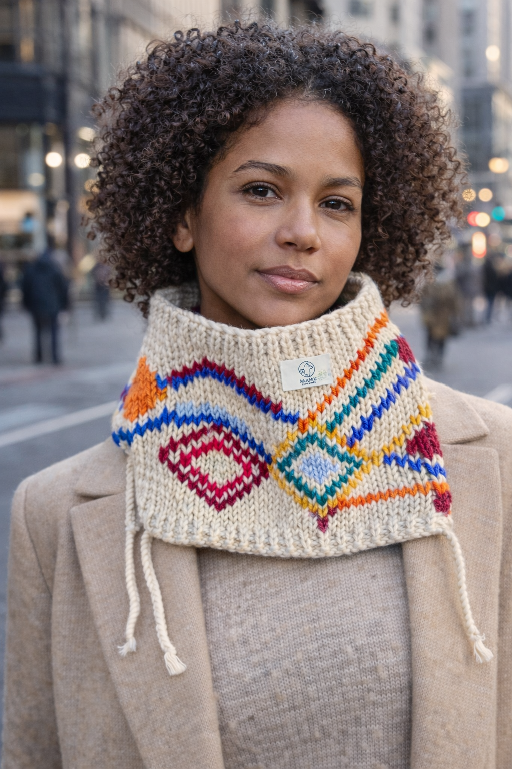 AURORA FLEX Scaldacollo creato a mano MAHU Knitwear