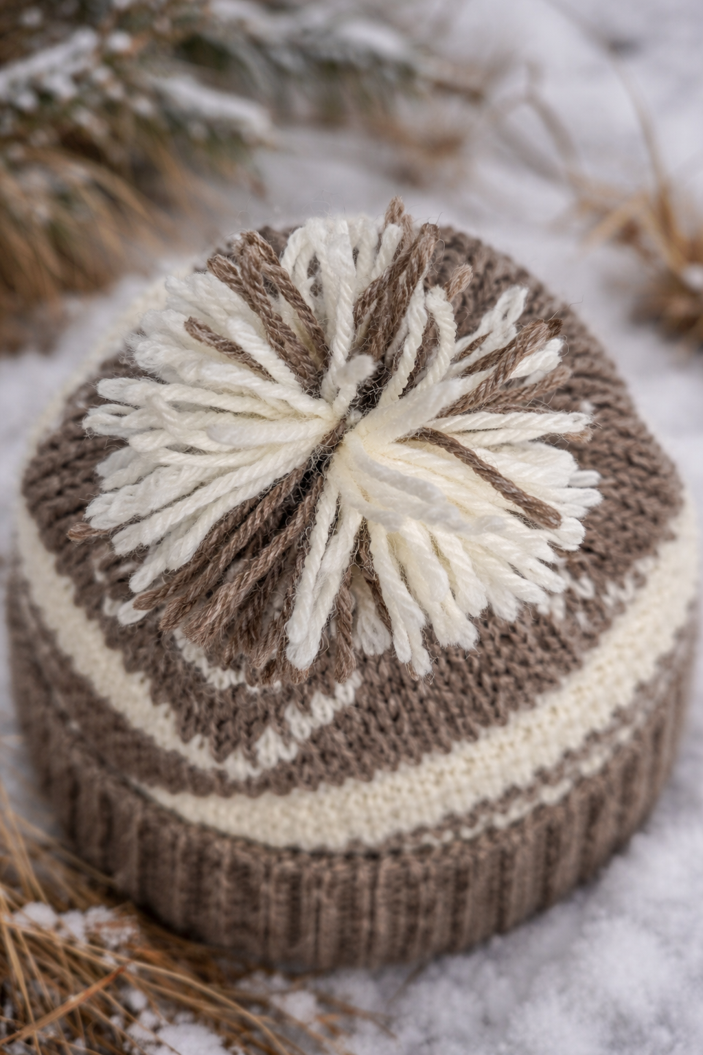 CRESTA Cappello lavorato a mano MAHU Knitwear