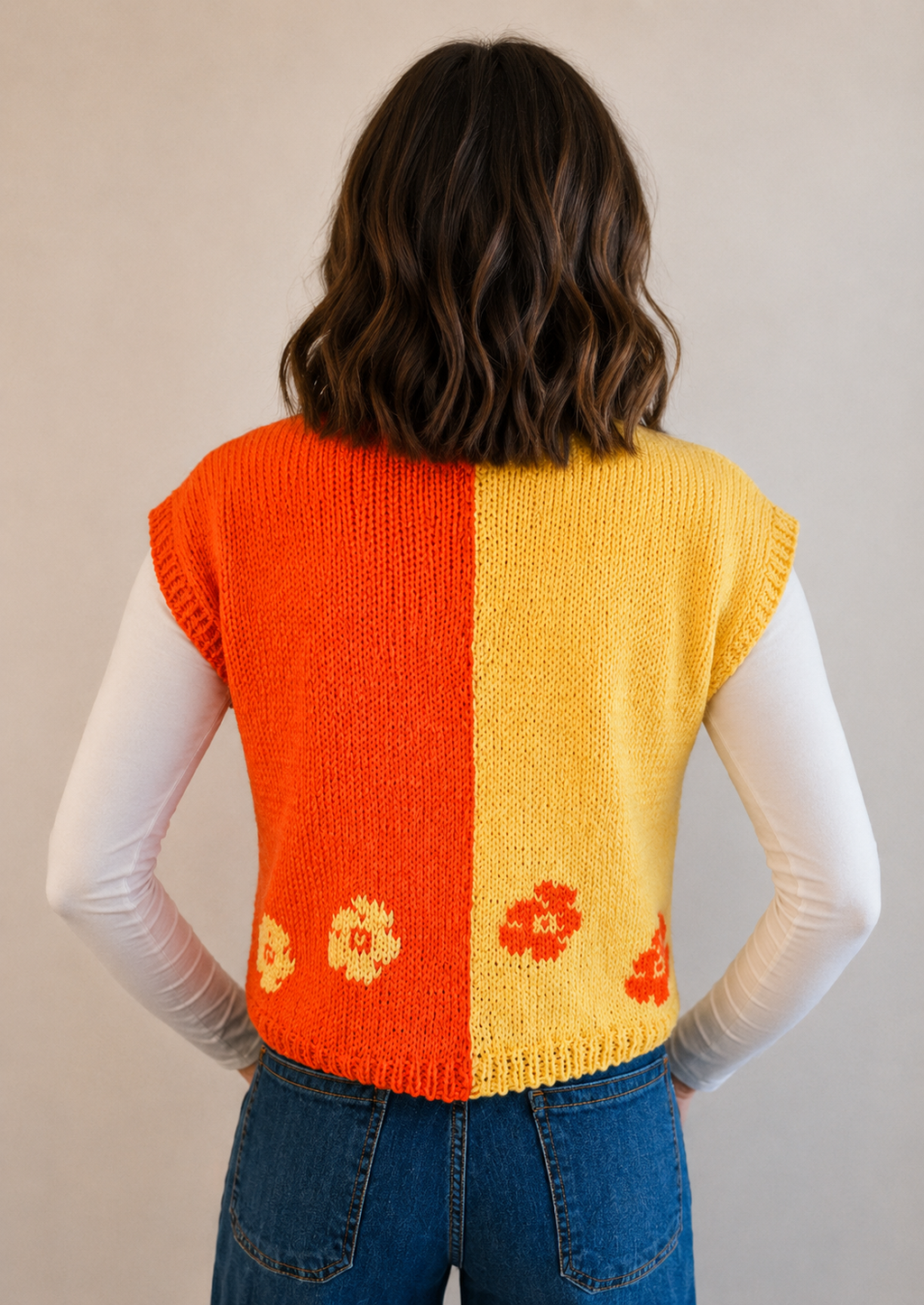 Gilet dual soul knit