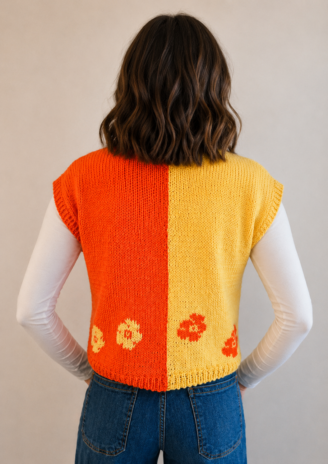 Gilet dual soul knit