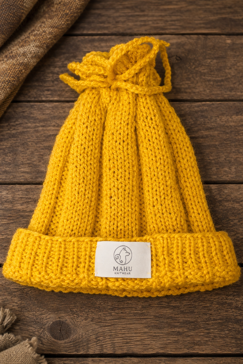 RIFUGIO Cappello regolabile in maglia MAHU Knitwear