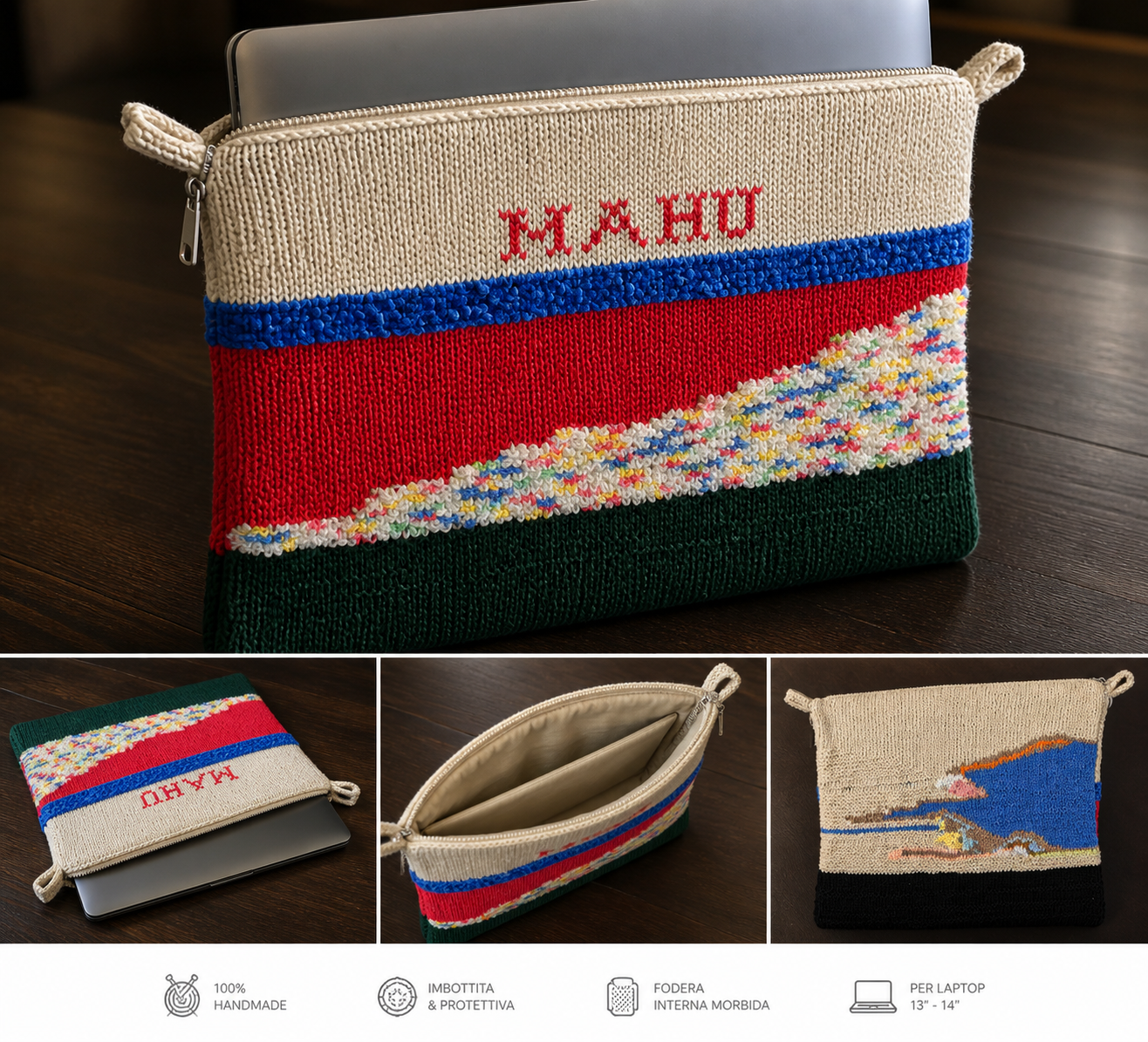 Cotton Laptop Bag dai 14 ai 16 pollici